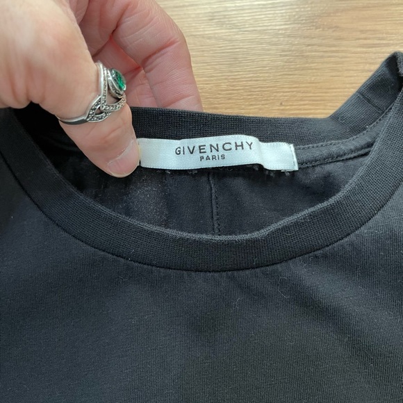 EUC Men’s Size X-Large Givenchy Star Print Graphic Cotton Tee Black/Multicolored - Picture 6 of 11